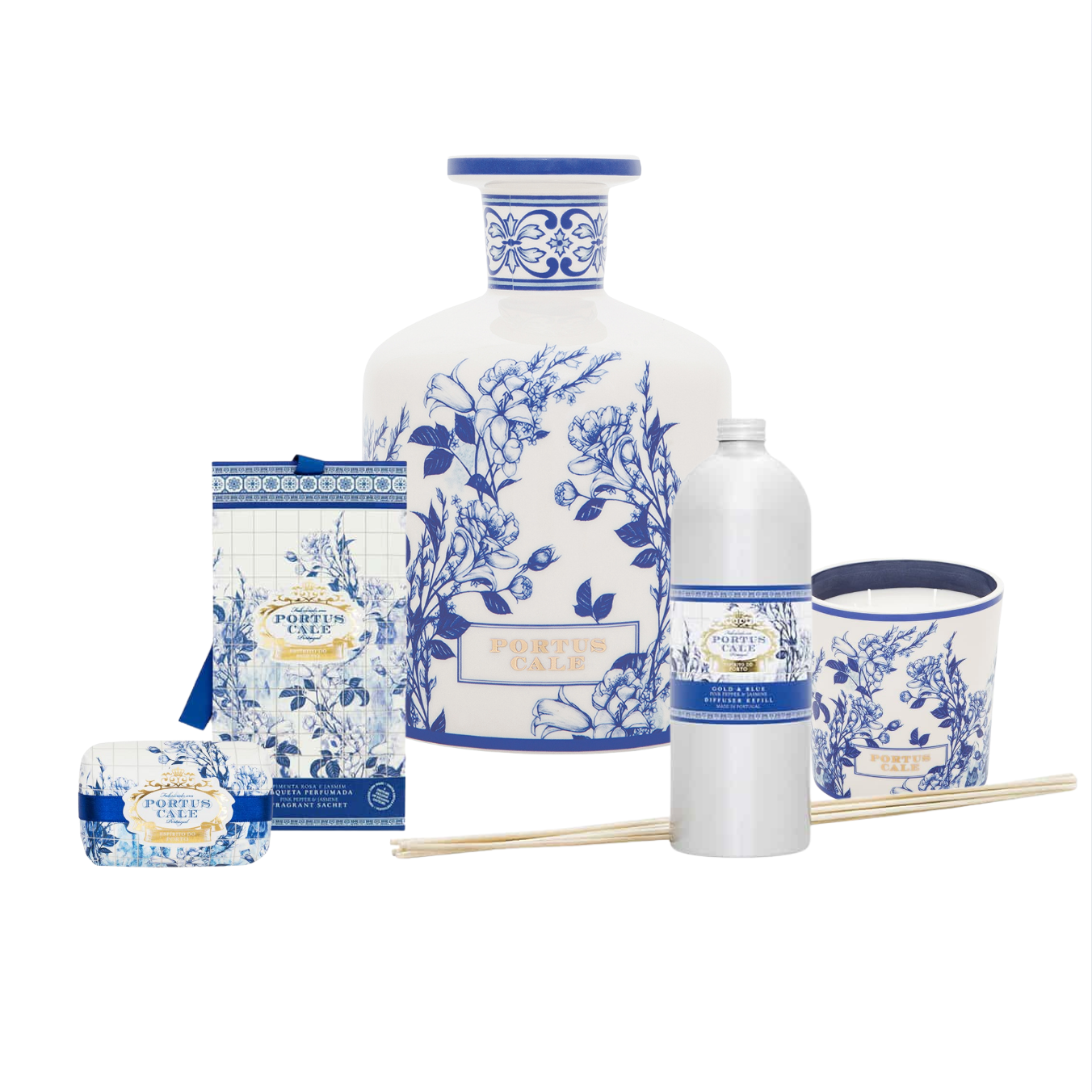 Portus Calle Gold & Blue Collection – Means Carney Home