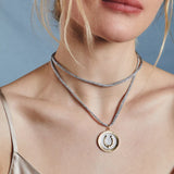 HART Silver Necklace Cord with Etched Vesta Case