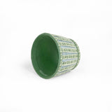 Block Printed Poldina Lampshade Cover - Mint Sky Rhea