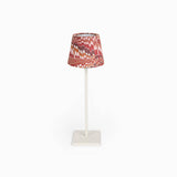 Hand Marbled Poldina Lampshade Cover - Red Mountain