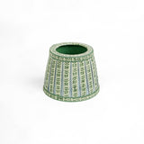 Block Printed Poldina Lampshade Cover - Mint Sky Rhea