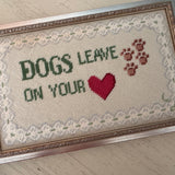 Vintage Dog Needlepoint