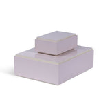Balboa Bay Lacquered Decorative Box in Blush Pearl