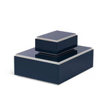 Balboa Bay Lacquered Decorative Box in Indigo