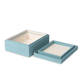 St. Tropez Decorative Boxes in Mistral Blue
