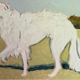 Trotting Borzoi