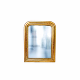 French Antique Small Gold Mirror 3960
