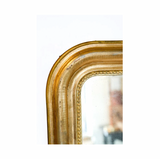 French Antique Small Gold Mirror 3960