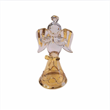 Yellow Angel Bell Egyptian hand blown glass ornament