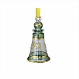 Green Bell Hand Blown Ornament