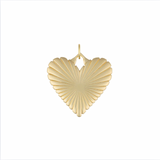 HART Dune Necklace Cord with Clover and Ribbed Heart Charm