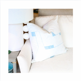 Schumacher White Pillow