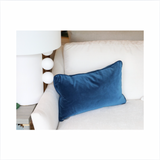 Blue Velvet Lumbar