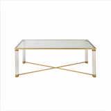 White Pillar Coffee Table