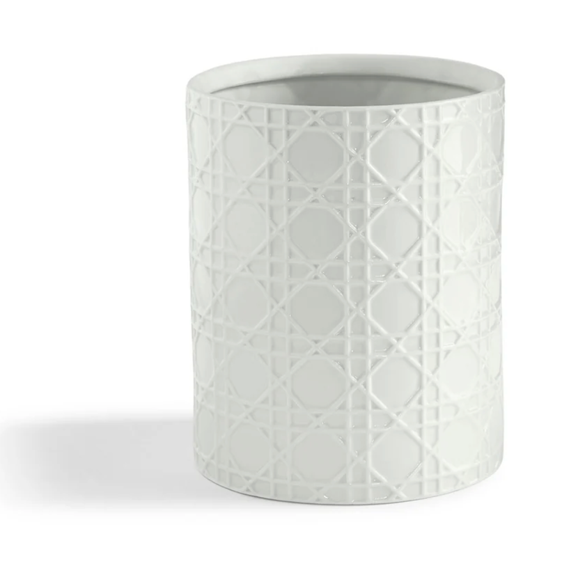 Rattan Porcelain Bath Collection