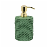 Dalton Bath Set Rattan in Moss Green