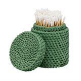 Dalton Bath Set Rattan in Moss Green