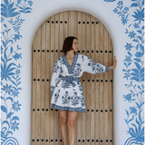 Maison Marigold Mykonos Mini Indigo Flower