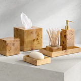 Mesa Burl Wood Bath Collection