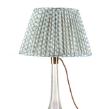 Fermoie Bedwyn Lampshade in Light Blue Wicker (18 inch)