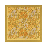 Jardin Mustard & Grey Handblock Napkin