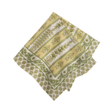 Avignon Pistache Handblock Napkin