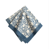 Meadows Bleu Handblock Napkin