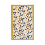 Forest Harvest Mustard & Blue Tea Towel