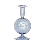 Light Blue Blown Glass Bauble Vase