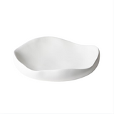 Organic Matte White Round Bowl in Large