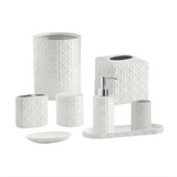 Rattan Porcelain Bath Collection