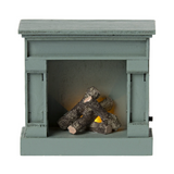 Mouse Fireplace - Blue
