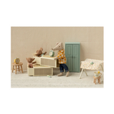 Sleepy wakey baby mouse in matchbox - Rose
