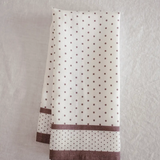 Tea Towel - British Dot in Aubergine