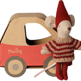 Christmas Mouse, Little Sister in Car Box