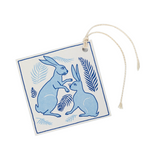 Blue Hare Gift Tag