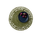 Teigan Floral Design Round Placemats Set of 4