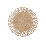 Teigan Floral Design Round Placemats Set of 4