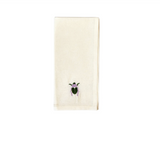 Scarab Beetle Embroidered Napkin, Set of 2