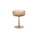 Rocco Handblown Coupe in Amber