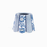 Poldina Lampshade Cover - Harbor Blue Blooming Trellis