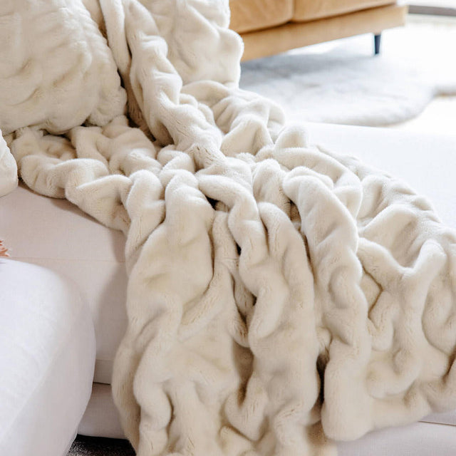 Couture Fur Throw