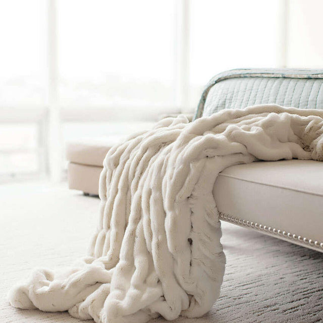 Couture Fur Throw