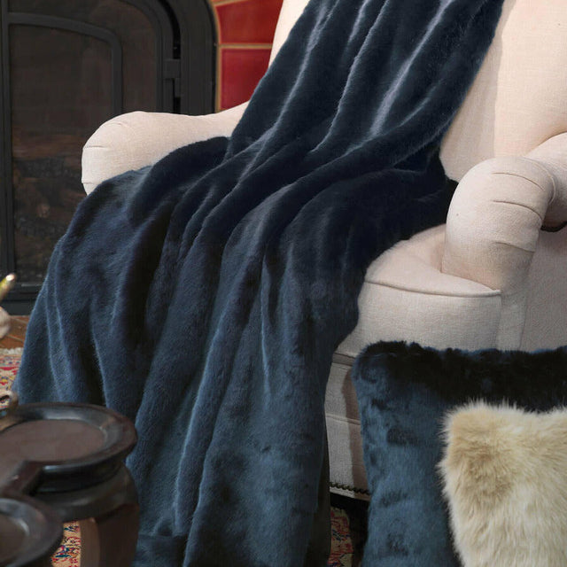 Couture Fur Throw