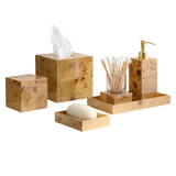 Mesa Burl Wood Bath Collection