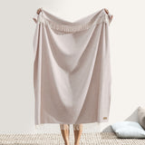 Rose Italian Herringbone Throw